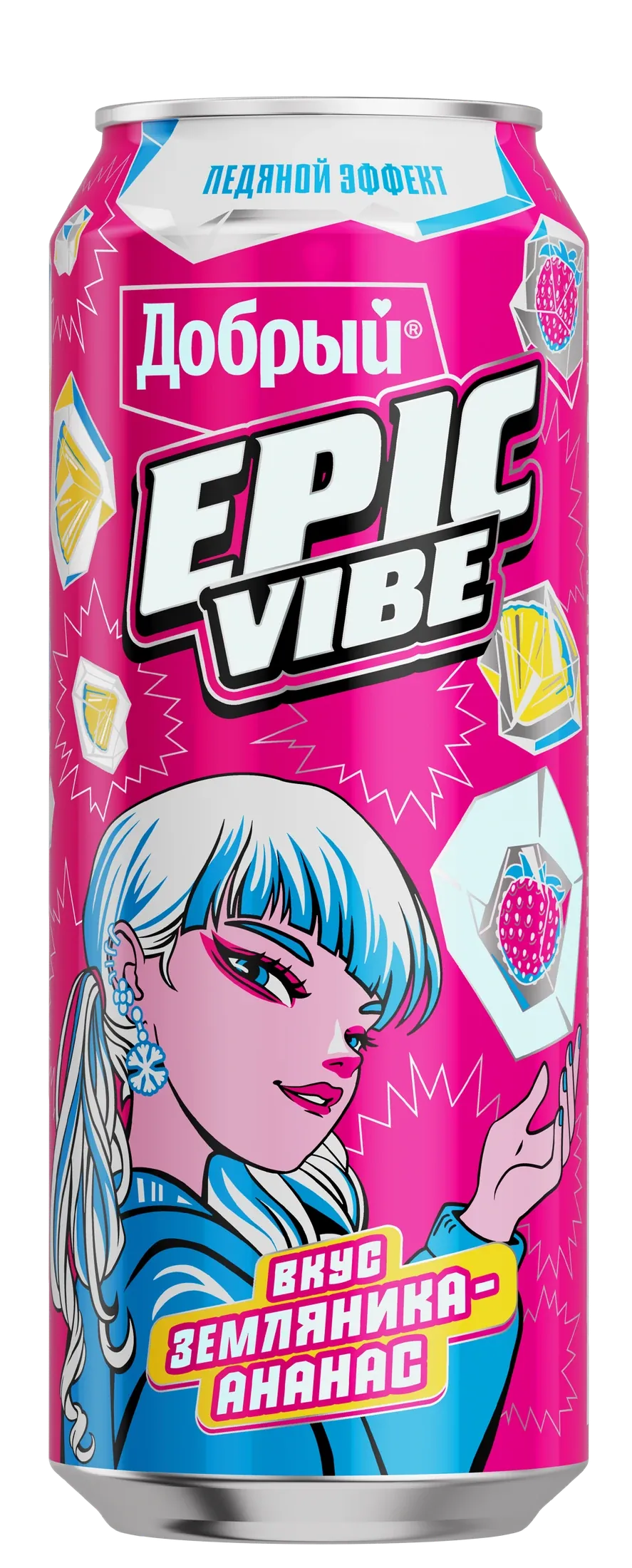 Добрый EPIC VIBE, земляника и ананас