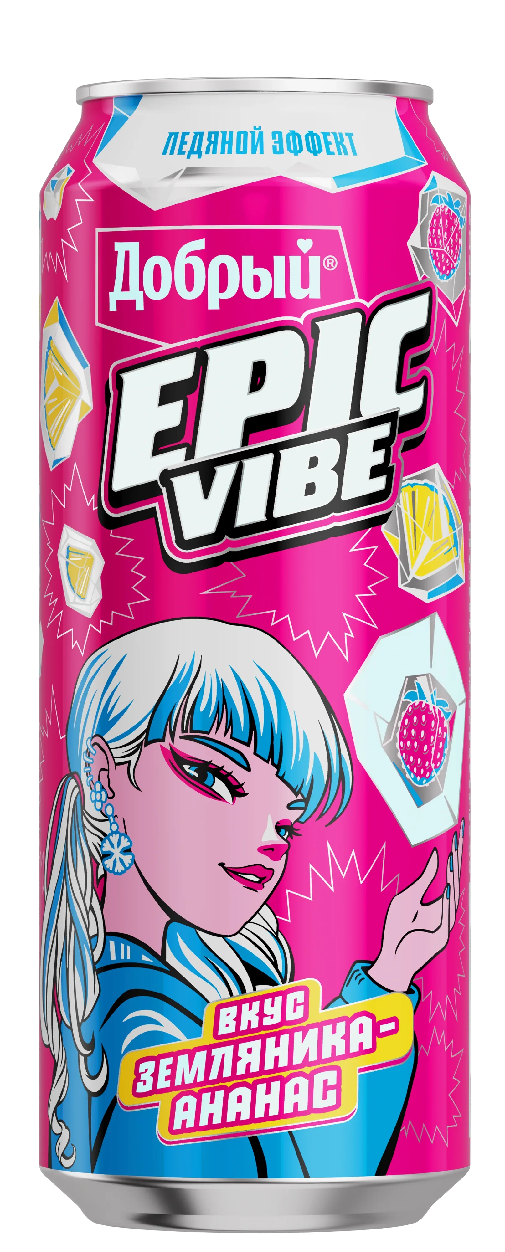 Добрый EPIC VIBE, земляника и ананас